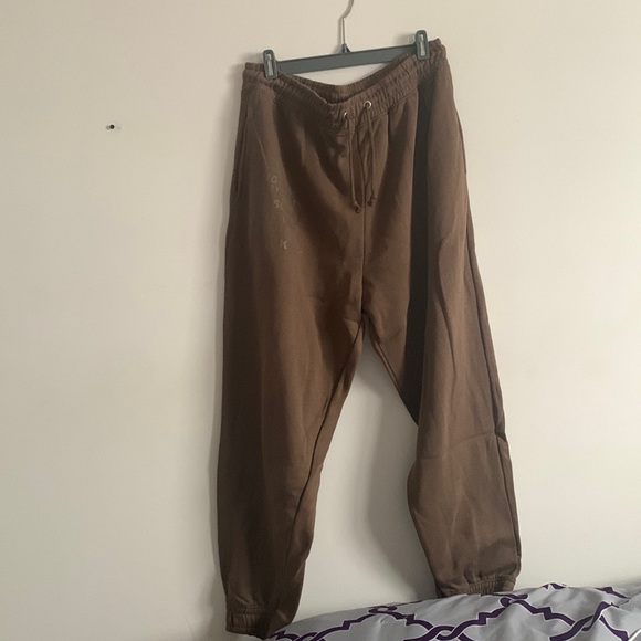 L | Brown PTL Renew Joggers - Picture 1 of 4